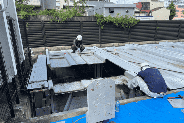 愛知県名古屋市東区「機械式駐車場解体工事」